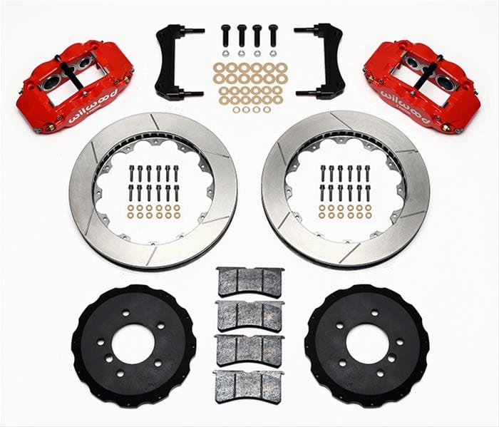 Wilwood Disc Brakes Wilwood Forged Narrow Superlite 6R Big Brake Front Brake Kits 140-8797-R Autofit