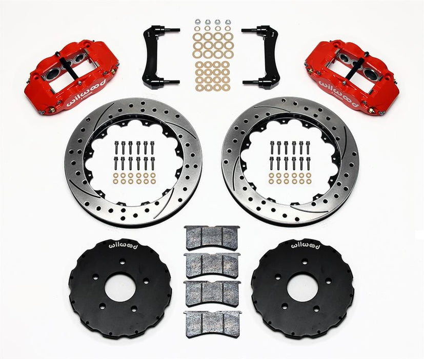 Wilwood Disc Brakes Wilwood Forged Narrow Superlite 6R Big Brake Front Brake Kits 140-8921-DR Autofit