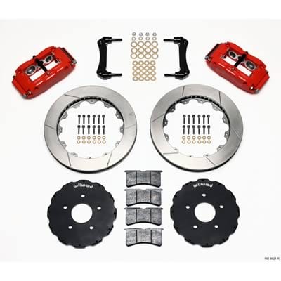 Wilwood Disc Brakes Wilwood Forged Narrow Superlite 6R Big Brake Front Brake Kits 140-8921-R Autofit