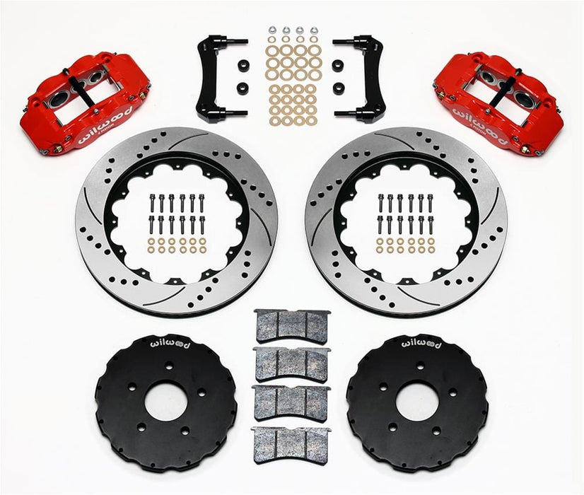 Wilwood Disc Brakes Wilwood Forged Narrow Superlite 6R Big Brake Front Brake Kits 140-8922-DR Autofit