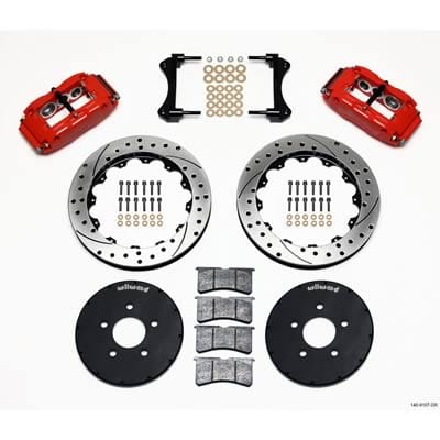Wilwood Disc Brakes Wilwood Forged Narrow Superlite 6R Big Brake Front Brake Kits 140-9107-DR Autofit