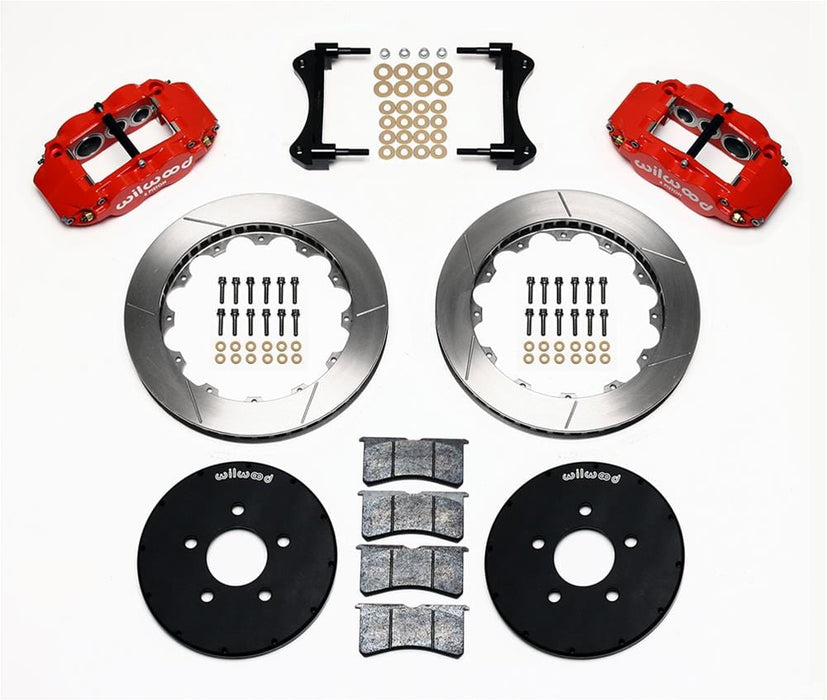 Wilwood Disc Brakes Wilwood Forged Narrow Superlite 6R Big Brake Front Brake Kits 140-9107-R Autofit