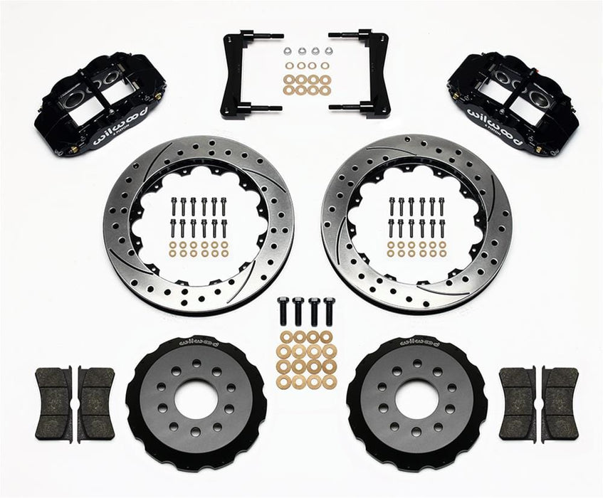 Wilwood Disc Brakes Wilwood Forged Narrow Superlite 6R Big Brake Front Brake Kits 140-9109-D Autofit