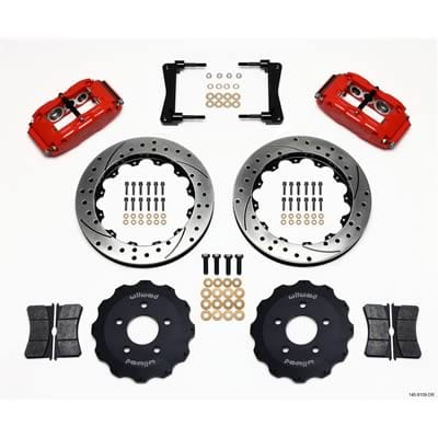 Wilwood Disc Brakes Wilwood Forged Narrow Superlite 6R Big Brake Front Brake Kits 140-9109-DR Autofit