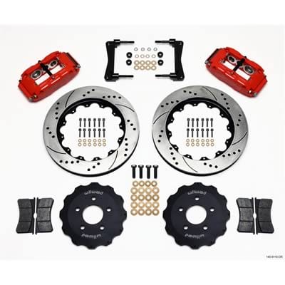 Wilwood Disc Brakes Wilwood Forged Narrow Superlite 6R Big Brake Front Brake Kits 140-9110-DR Autofit