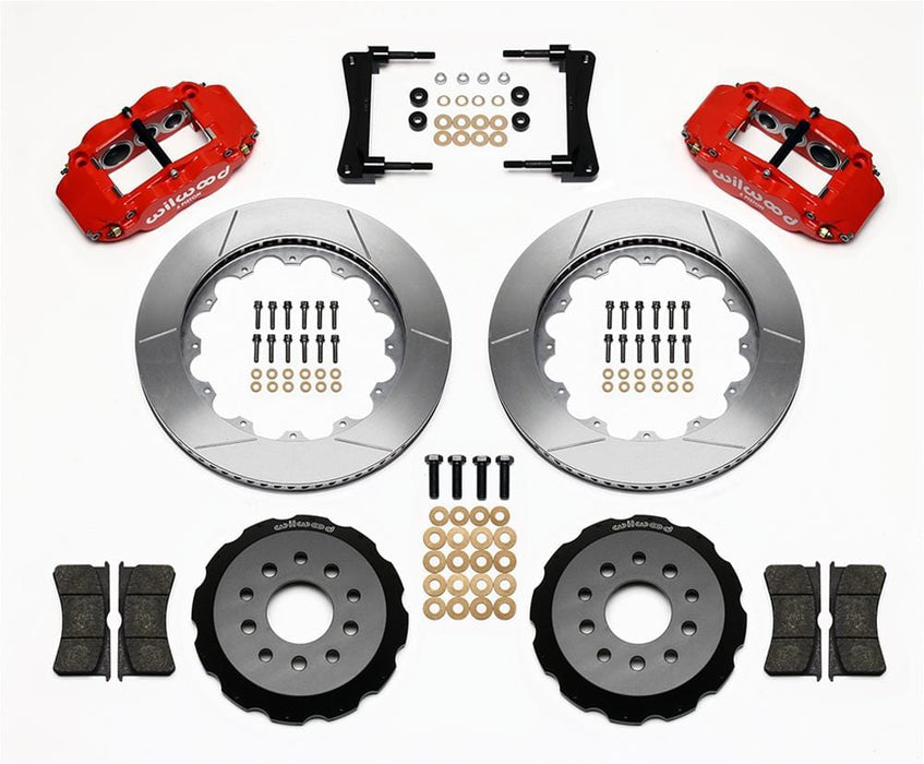Wilwood Disc Brakes Wilwood Forged Narrow Superlite 6R Big Brake Front Brake Kits 140-9110-R Autofit
