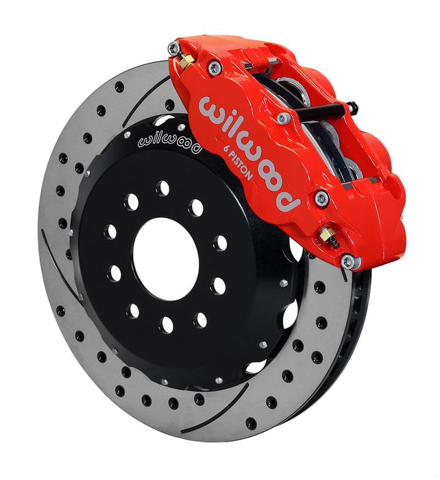 Wilwood Disc Brakes Wilwood Forged Narrow Superlite 6R Big Brake Front Brake Kits 140-9117-DR Autofit