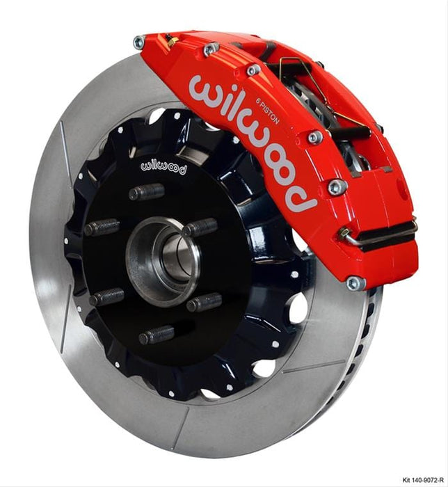 Wilwood Disc Brakes Wilwood Forged Narrow Superlite 6R Big Brake Front Brake Kits 140-9117-R Autofit