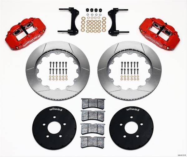 Wilwood Disc Brakes Wilwood Forged Narrow Superlite 6R Big Brake Front Brake Kits 140-9117-R Autofit