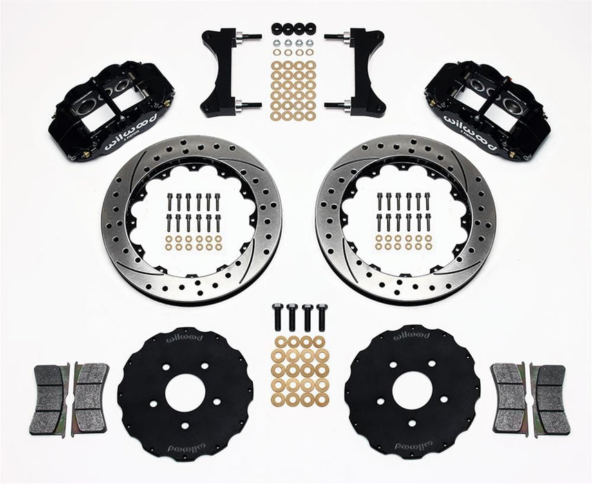 Wilwood Disc Brakes Wilwood Forged Narrow Superlite 6R Big Brake Front Brake Kits 140-9284-D Autofit