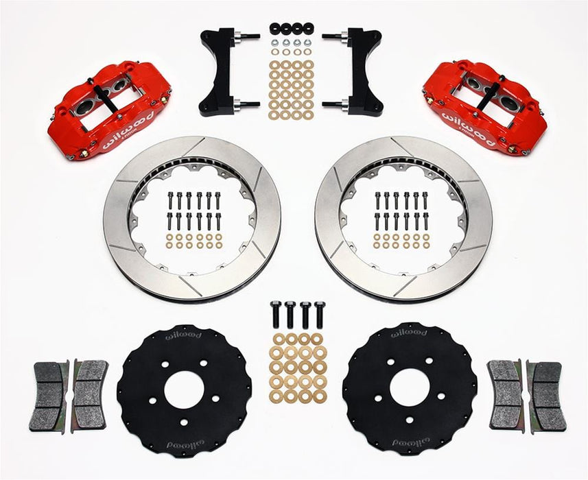 Wilwood Disc Brakes Wilwood Forged Narrow Superlite 6R Big Brake Front Brake Kits 140-9284-R Autofit