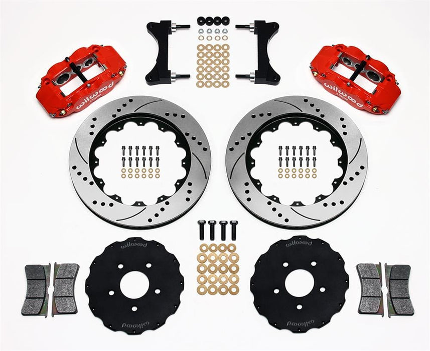 Wilwood Disc Brakes Wilwood Forged Narrow Superlite 6R Big Brake Front Brake Kits 140-9285-DR Autofit