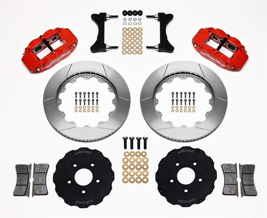 Wilwood Disc Brakes Wilwood Forged Narrow Superlite 6R Big Brake Front Brake Kits 140-9285-R Autofit