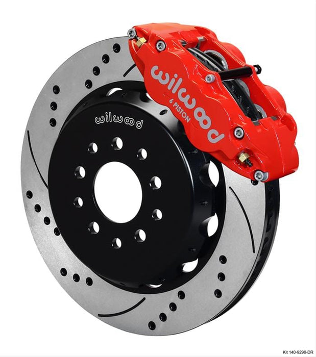 Wilwood Disc Brakes Wilwood Forged Narrow Superlite 6R Big Brake Front Brake Kits 140-9296-DR Autofit