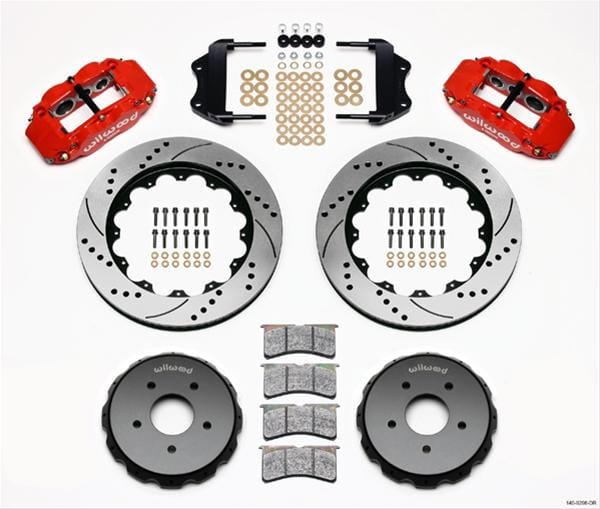 Wilwood Disc Brakes Wilwood Forged Narrow Superlite 6R Big Brake Front Brake Kits 140-9296-DR Autofit