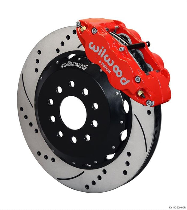 Wilwood Disc Brakes Wilwood Forged Narrow Superlite 6R Big Brake Front Brake Kits 140-9298-DR Autofit