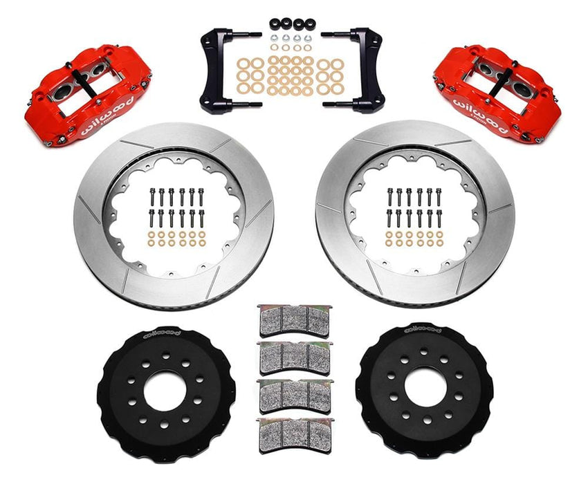 Wilwood Disc Brakes Wilwood Forged Narrow Superlite 6R Big Brake Front Brake Kits 140-9298-R Autofit