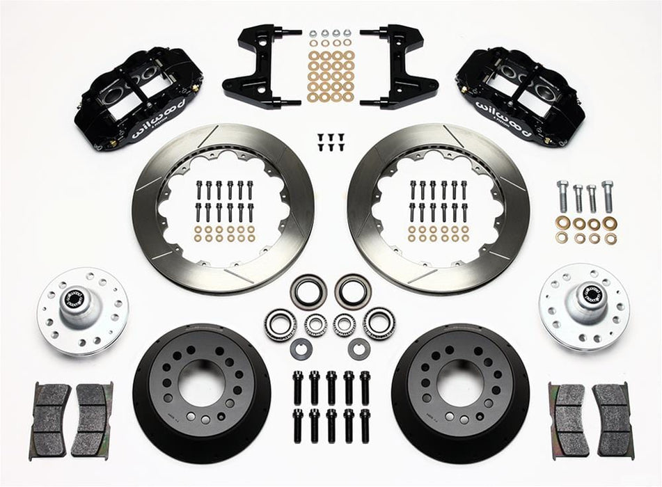 Wilwood Disc Brakes Wilwood Forged Narrow Superlite 6R Big Brake Front Brake Kits 140-9801 Autofit