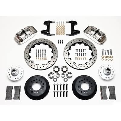 Wilwood Disc Brakes Wilwood Forged Narrow Superlite 6R Big Brake Front Brake Kits 140-9801-DP Autofit