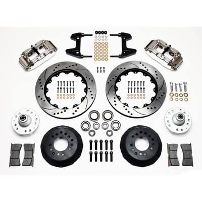 Wilwood Disc Brakes Wilwood Forged Narrow Superlite 6R Big Brake Front Brake Kits 140-9802-DP Autofit