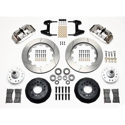 Wilwood Disc Brakes Wilwood Forged Narrow Superlite 6R Big Brake Front Brake Kits 140-9802-P Autofit