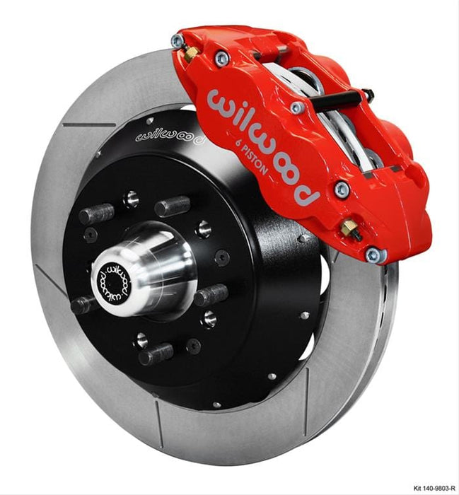 Wilwood Disc Brakes Wilwood Forged Narrow Superlite 6R Big Brake Front Brake Kits 140-9802-R Autofit