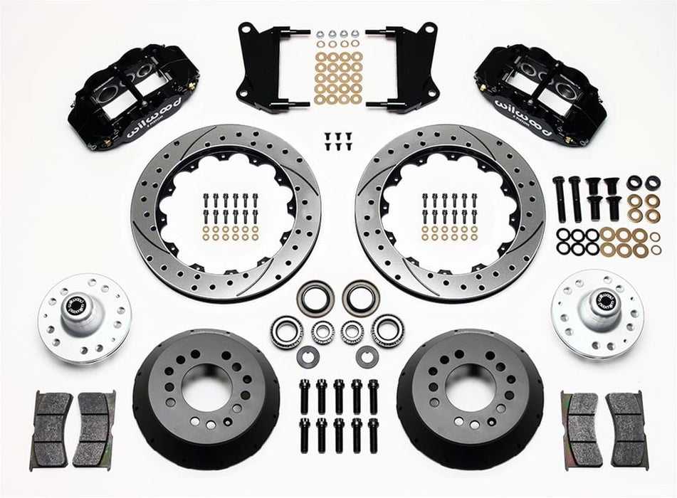 Wilwood Disc Brakes Wilwood Forged Narrow Superlite 6R Big Brake Front Brake Kits 140-9803-D Autofit