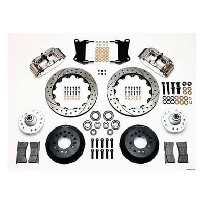 Wilwood Disc Brakes Wilwood Forged Narrow Superlite 6R Big Brake Front Brake Kits 140-9803-DP Autofit