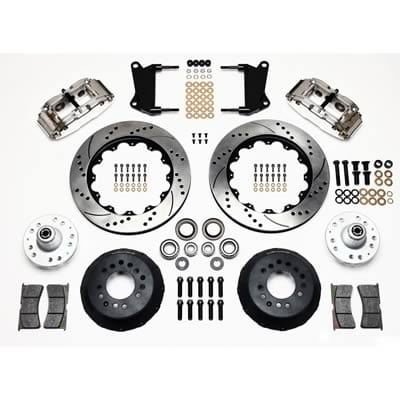 Wilwood Disc Brakes Wilwood Forged Narrow Superlite 6R Big Brake Front Brake Kits 140-9804-DP Autofit