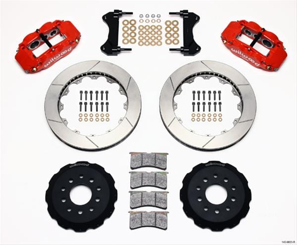 Wilwood Disc Brakes Wilwood Forged Narrow Superlite 6R Big Brake Front Brake Kits 140-9833-R Autofit