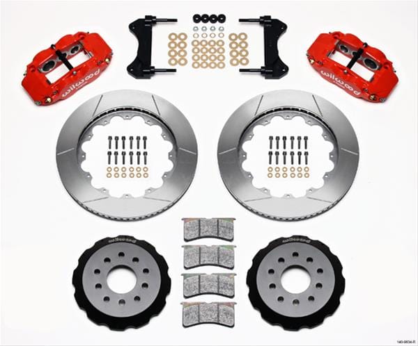 Wilwood Disc Brakes Wilwood Forged Narrow Superlite 6R Big Brake Front Brake Kits 140-9834-R Autofit