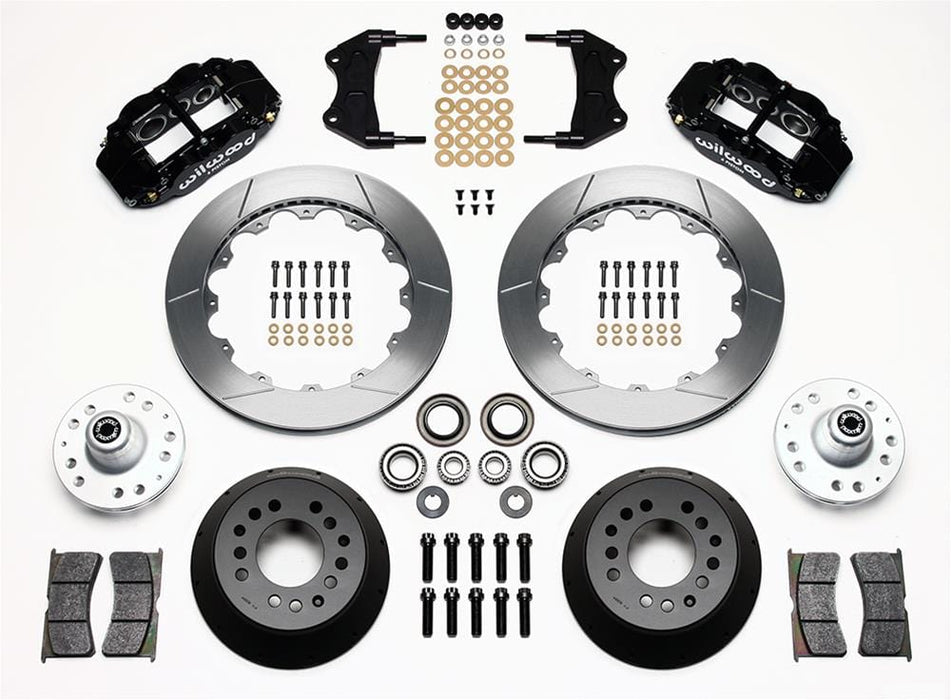 Wilwood Disc Brakes Wilwood Forged Narrow Superlite 6R Big Brake Front Brake Kits 140-9919 Autofit