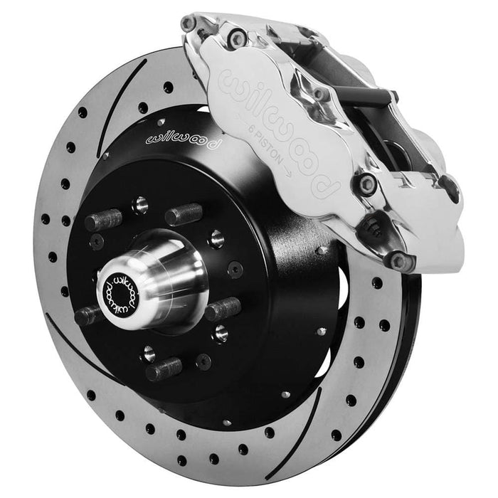 Wilwood Disc Brakes Wilwood Forged Narrow Superlite 6R Big Brake Front Brake Kits 140-9919-DP Autofit