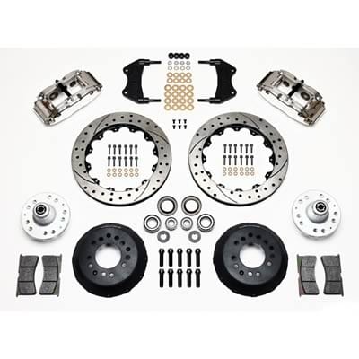 Wilwood Disc Brakes Wilwood Forged Narrow Superlite 6R Big Brake Front Brake Kits 140-9919-DP Autofit