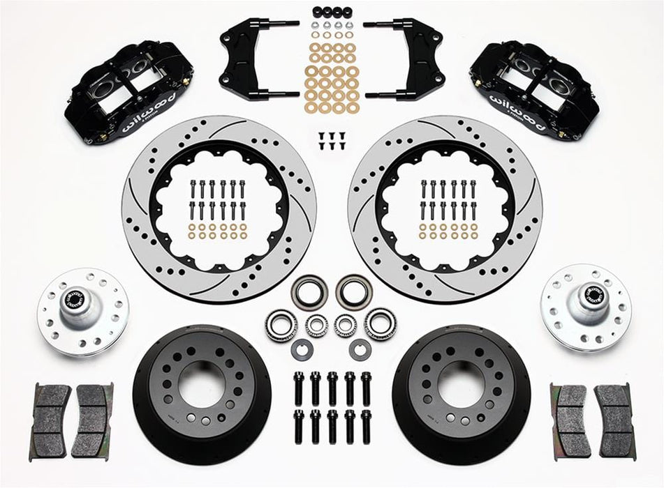 Wilwood Disc Brakes Wilwood Forged Narrow Superlite 6R Big Brake Front Brake Kits 140-9920-D Autofit