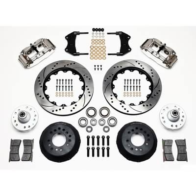 Wilwood Disc Brakes Wilwood Forged Narrow Superlite 6R Big Brake Front Brake Kits 140-9920-DP Autofit