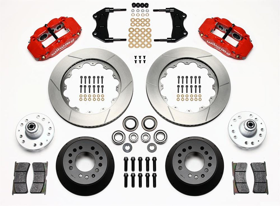 Wilwood Disc Brakes Wilwood Forged Narrow Superlite 6R Big Brake Front Brake Kits 140-9920-R Autofit