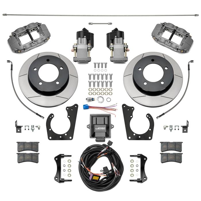 Wilwood Disc Brakes Wilwood Forged Narrow Superlite 6R Big Brake Rear Disc Brake Kits 140-17347 Autofit