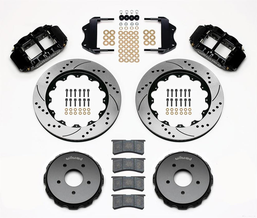 Wilwood Disc Brakes Wilwood Forged Narrow Superlite 6R Dust-Seal Big Brake Front Brake Kits 140-15408-D Autofit