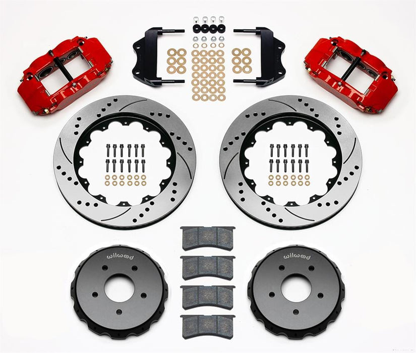 Wilwood Disc Brakes Wilwood Forged Narrow Superlite 6R Dust-Seal Big Brake Front Brake Kits 140-15408-DR Autofit