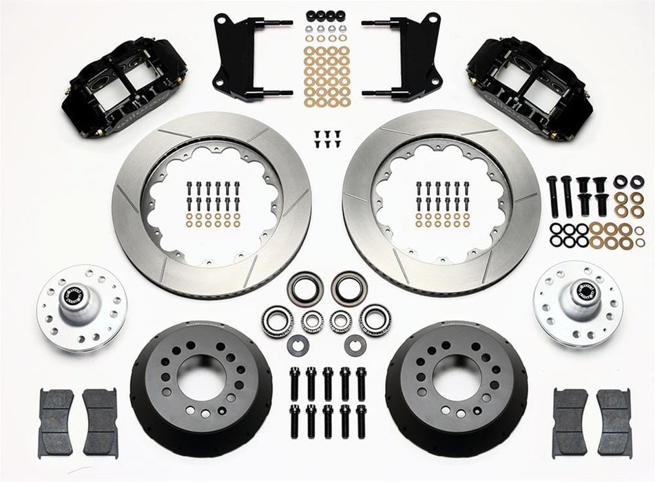 Wilwood Disc Brakes Wilwood Forged Narrow Superlite 6R Dust-Seal Big Brake Front Brake Kits 140-15409 Autofit