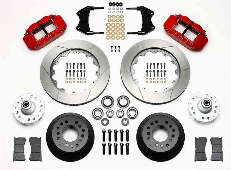 Wilwood Disc Brakes Wilwood Forged Narrow Superlite 6R Dust-Seal Big Brake Front Brake Kits 140-15410-R Autofit