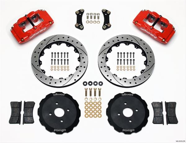 Wilwood Disc Brakes Wilwood Forged Superlite 4 Big Brake Front Disc Brake Kits 140-8335-DR Autofit