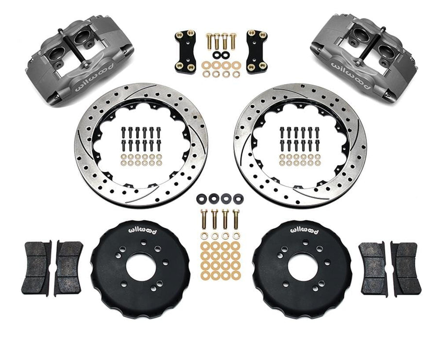 Wilwood Disc Brakes Wilwood Forged Superlite 4 Big Brake Front Disc Brake Kits 140-9194-D Autofit
