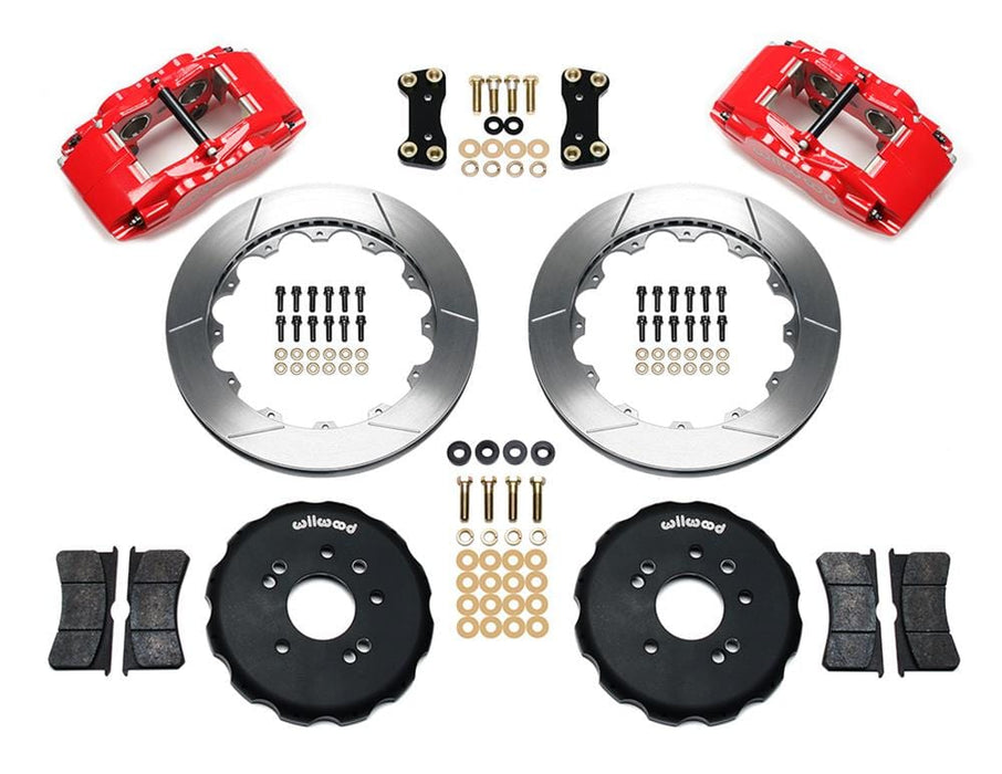 Wilwood Disc Brakes Wilwood Forged Superlite 4 Big Brake Front Disc Brake Kits 140-9194-R Autofit