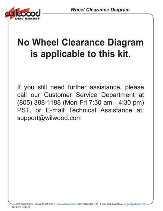 Wilwood Disc Brakes Wilwood Forged Superlite 4 Radial Sprint Inboard Rear Brake Kits 140-17141 Autofit