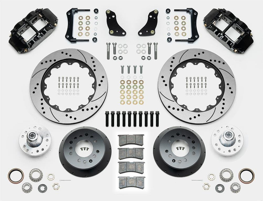 Wilwood Disc Brakes Wilwood Forged Superlite 6R Big Brake Front Brake Race Kits 140-14841-D Autofit