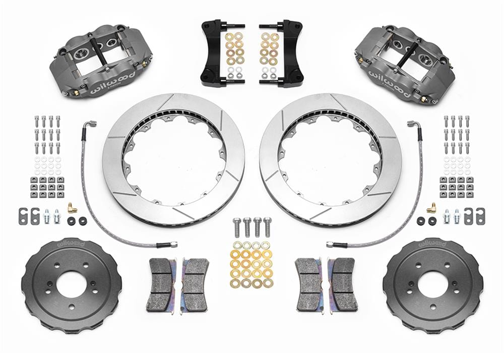 Wilwood Disc Brakes Wilwood Forged Superlite 6R Big Brake Front Brake Race Kits 140-14965 Autofit