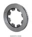 Wilwood Disc Brakes Wilwood GT Series Curved Vane Rotors 160-2541 Autofit
