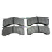 Wilwood Disc Brakes Wilwood PolyMatrix A Compound Brake Pads 15A-13796K Autofit